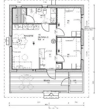 Karhukoto Center 3,5 Km Incl Wifi, Ac, Fireplace, Sauna