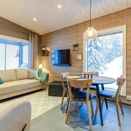 Karhukoto Center 3,5 Km Incl Wifi, Ac, Fireplace, Sauna 샬레