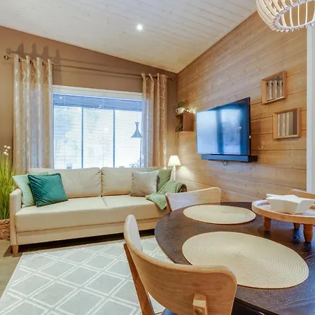 Karhukoto Center 3,5 Km Incl Wifi, Ac, Fireplace, Sauna 루카