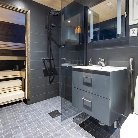 Karhukoto Center 3,5 Km Incl Wifi, Ac, Fireplace, Sauna *