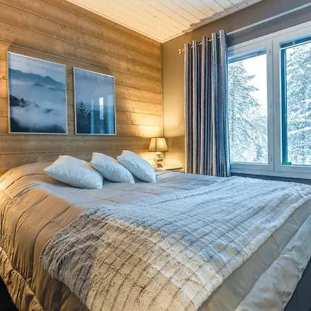 Karhukoto Center 3,5 Km Incl Wifi, Ac, Fireplace, Sauna 샬레 *