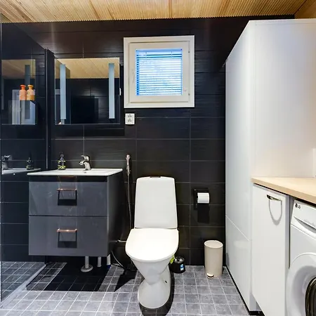 Karhukoto Center 3,5 Km Incl Wifi, Ac, Fireplace, Sauna 샬레 *