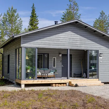 샬레 Karhukoto Center 3,5 Km Incl Wifi, Ac, Fireplace, Sauna 루카