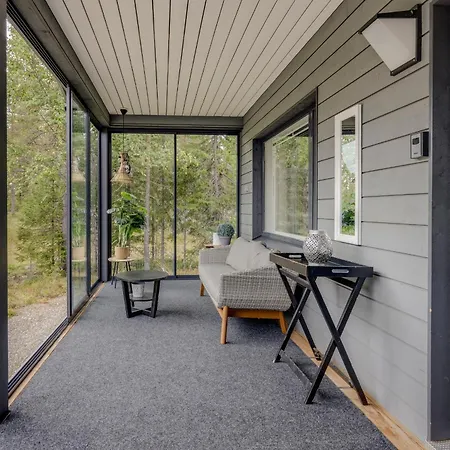 Karhukoto Center 3,5 Km Incl Wifi, Ac, Fireplace, Sauna * 루카
